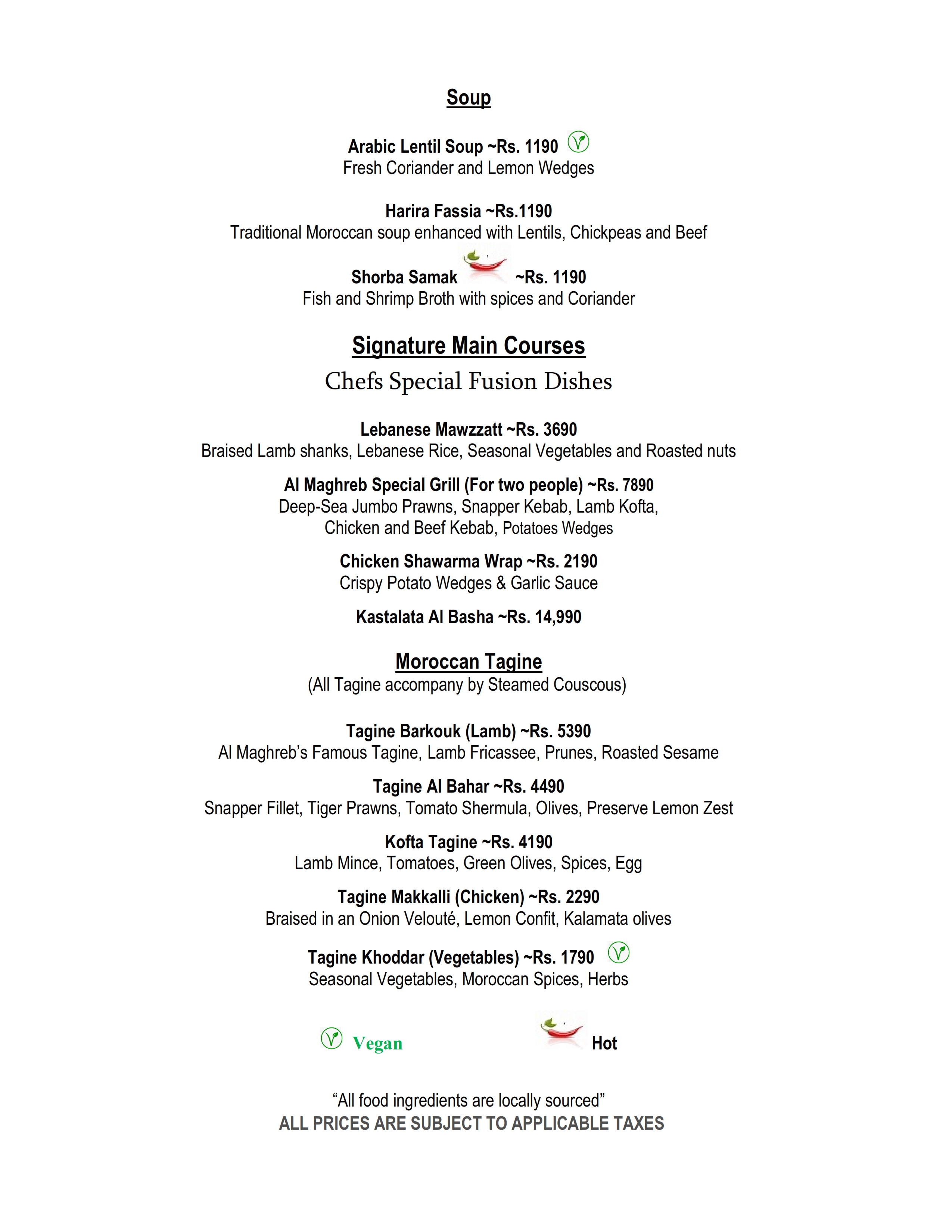 Menu page 3