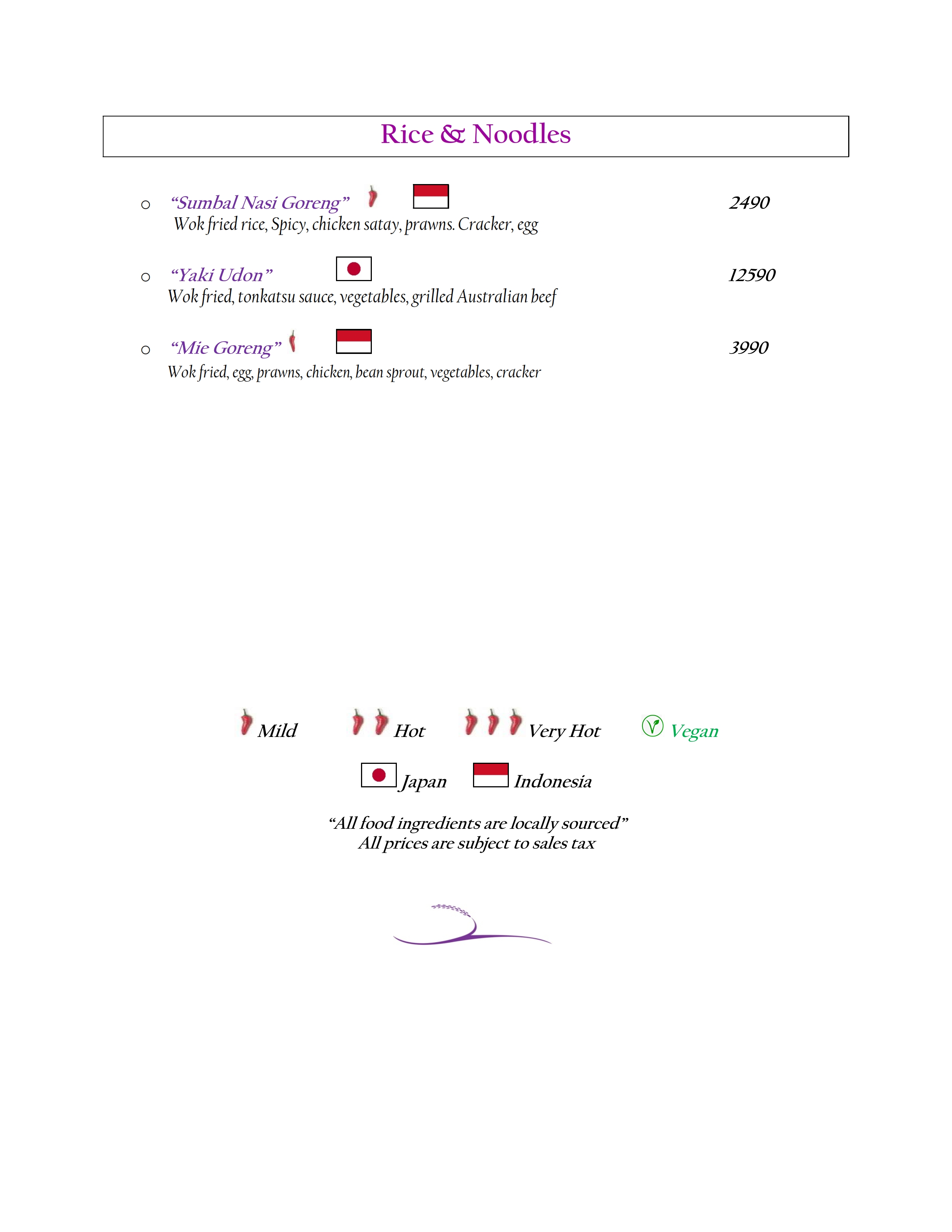 Menu page 7